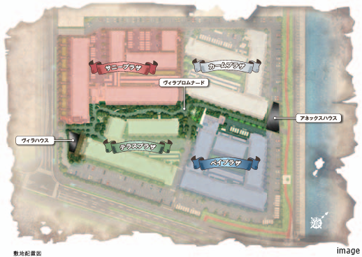 敷地配置図｜ザ・パークハウス新浦安マリンヴィラ